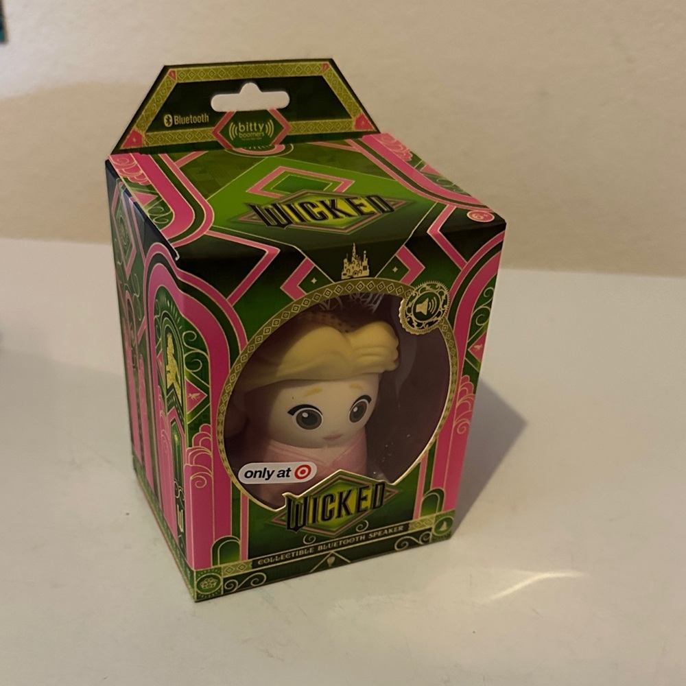 Wicked + Target Glinda mini Bluetooth Speaker Bitty Boomers NIP NEW
